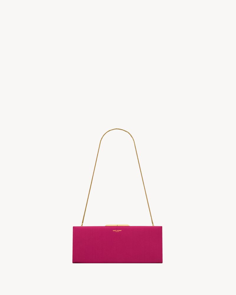 MIDNIGHT small clutch in satin