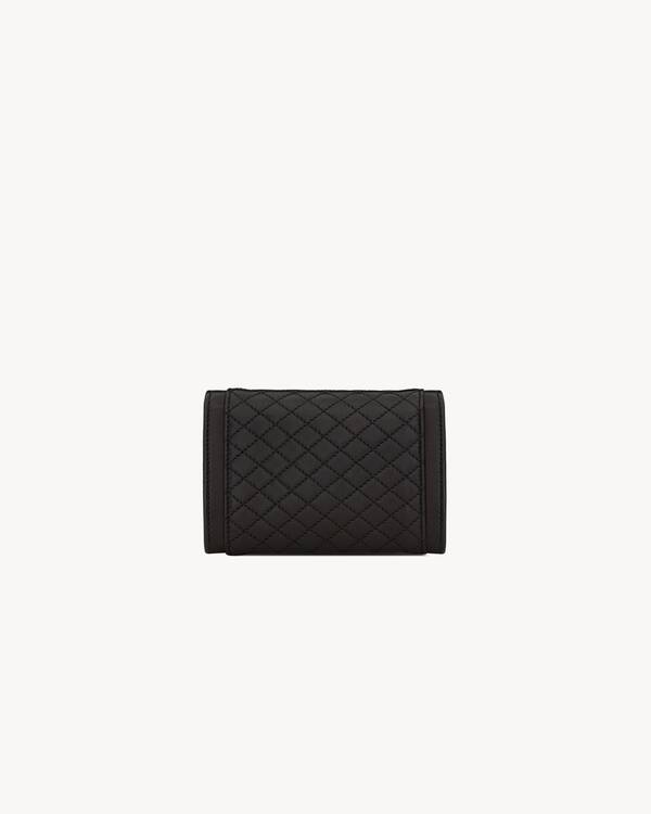 gaby small envelope wallet in quilted lambskin
