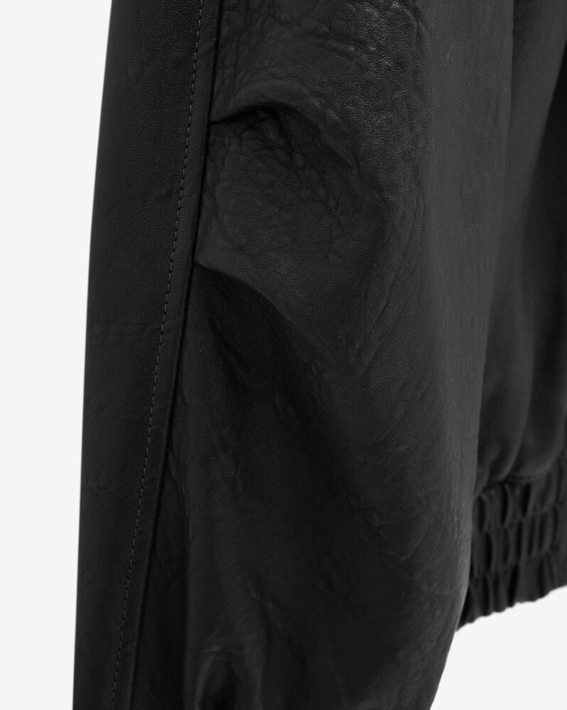 bomber jacket in lambskin
