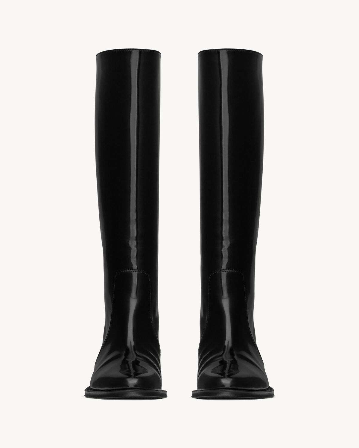 생로랑 글레이즈드 가죽 헌트 부츠 755237AAAPI1000