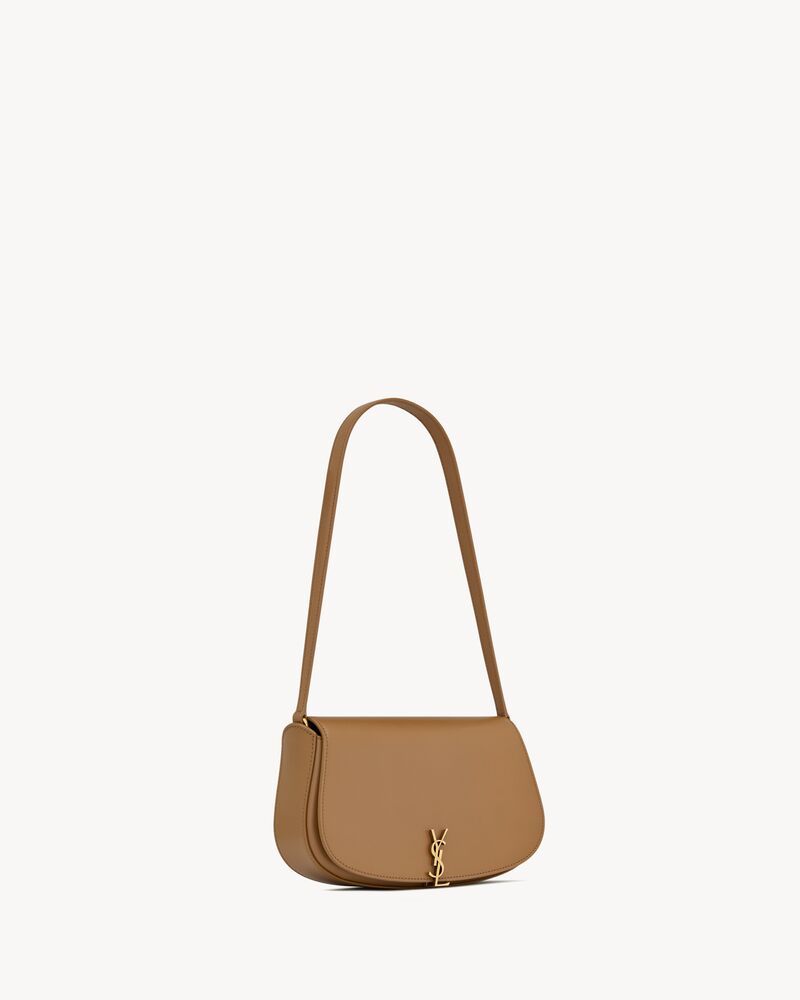 サンローラン / SAINT LAURENT　ヴォルテール ミニ / ショルダーバッグ　779642　ボックス カーフスキン　グレージュ系 【中古】 商品番号 S-158826 SAINT LAURENT サンローラン ヴォルテール ミニ 779642 ボックス