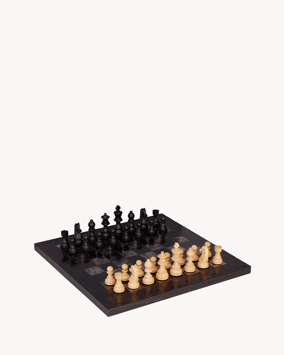 CHESS SET IN MICA STONE