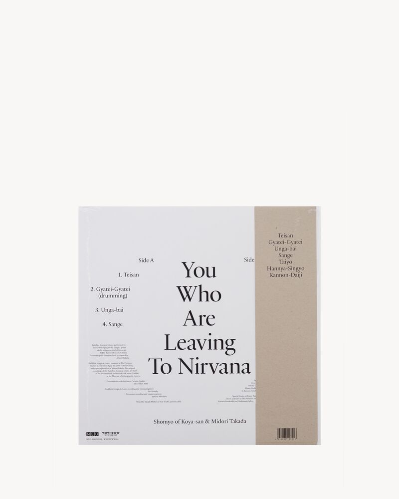 Midori takada You who are leaving to Nirvana