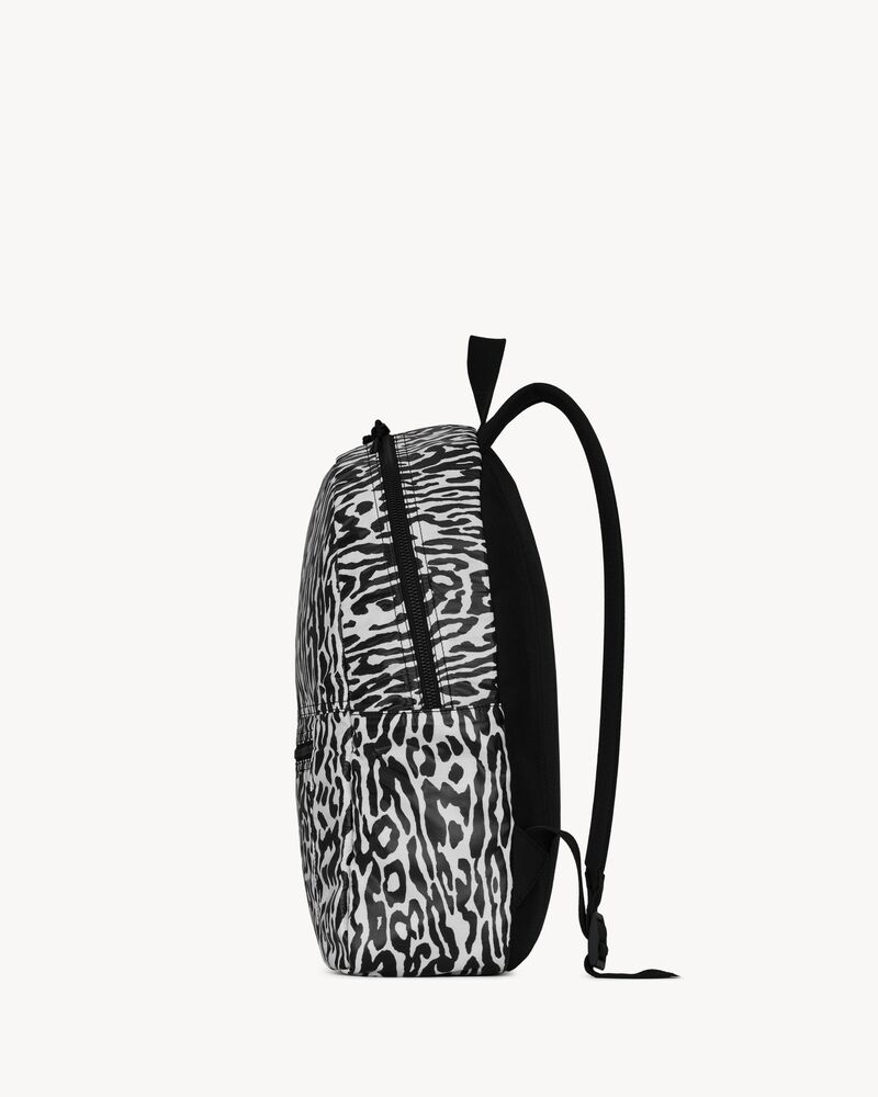 saint laurent leopard backpack