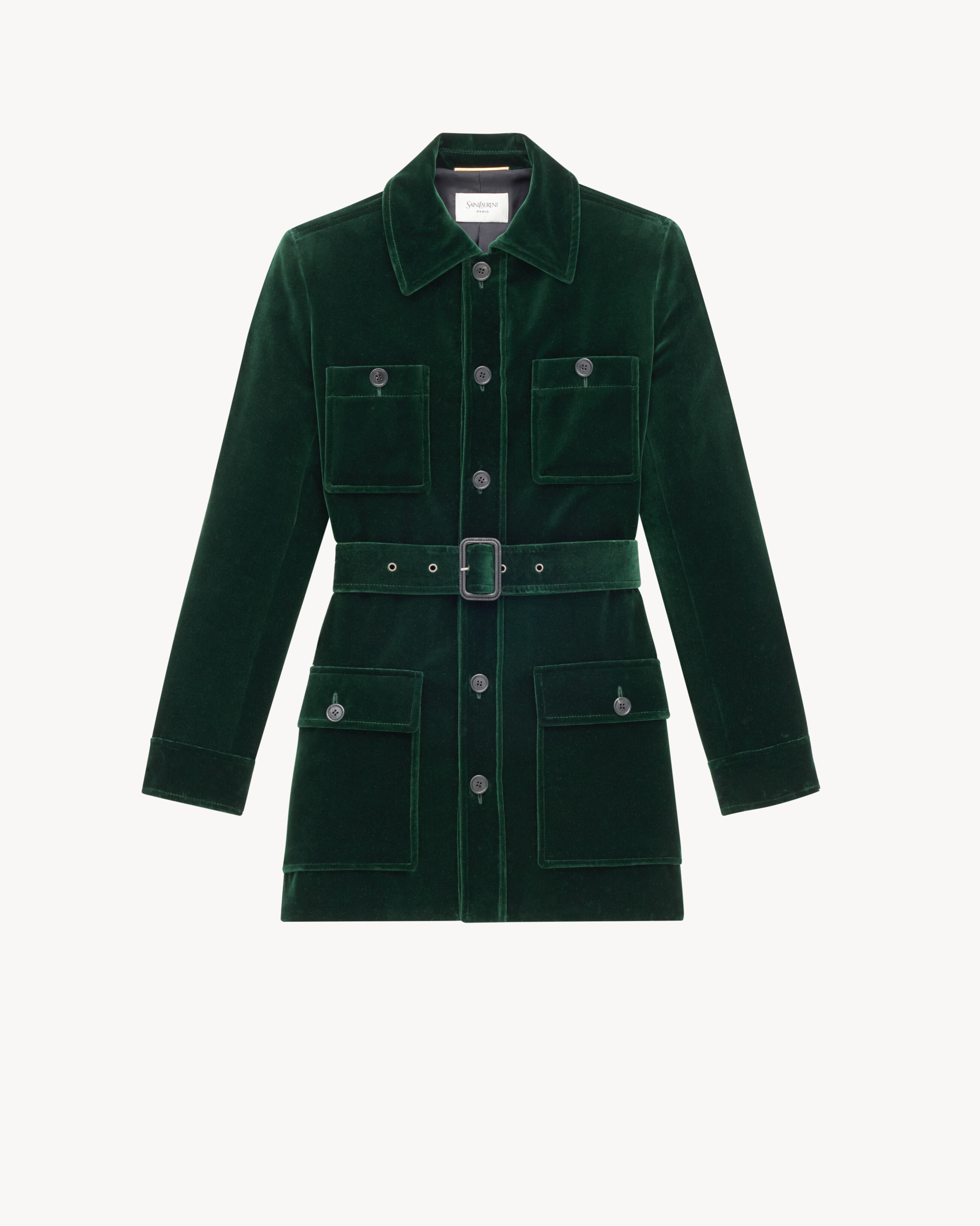 blazer SAHARIENNE em veludo