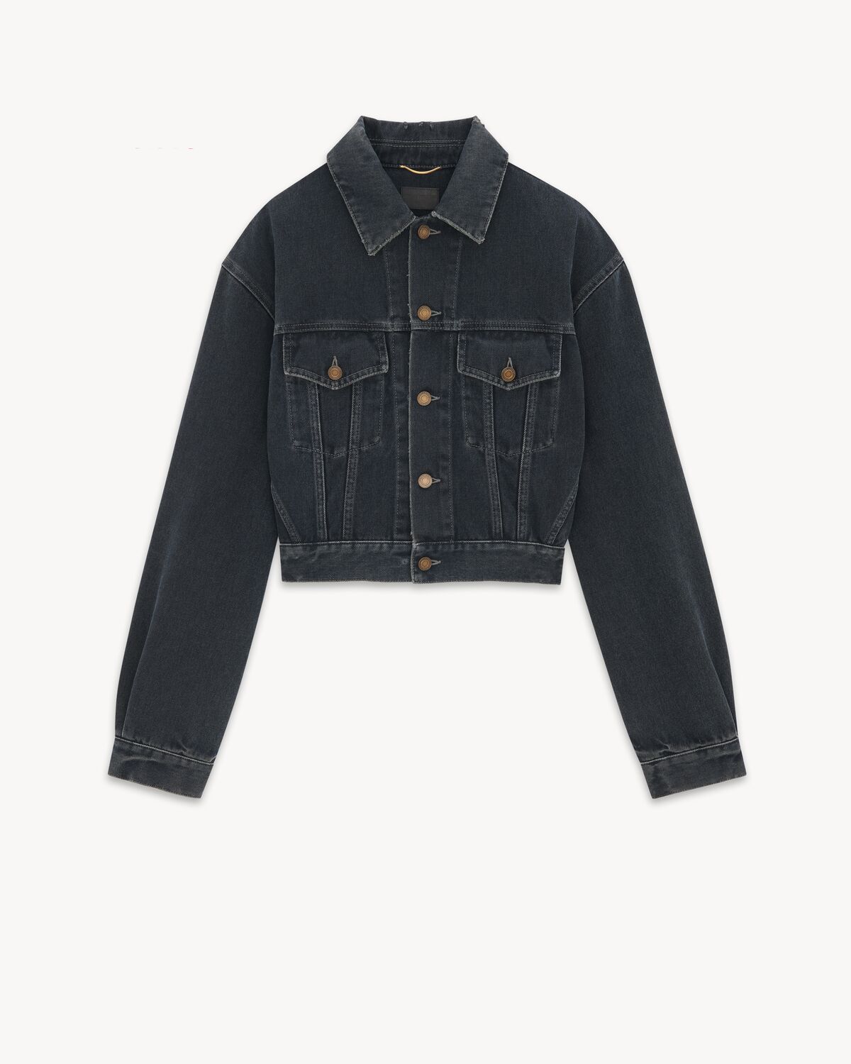 Veste 80’s en denim DARK BLUE BLACK