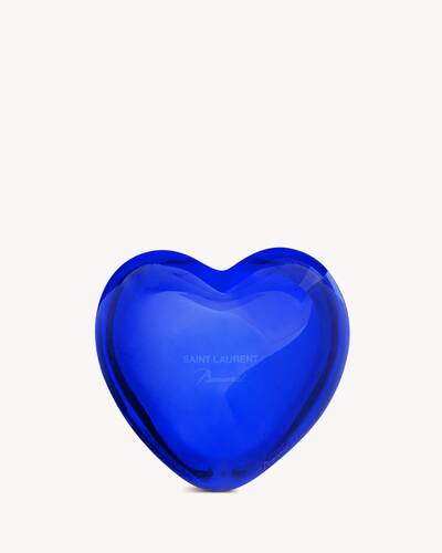 B Baccarat バカラ 天使 ANGEL PRESENTING HEART BACCARAT HEART IN CRYSTAL | Saint Laurent | YSL US