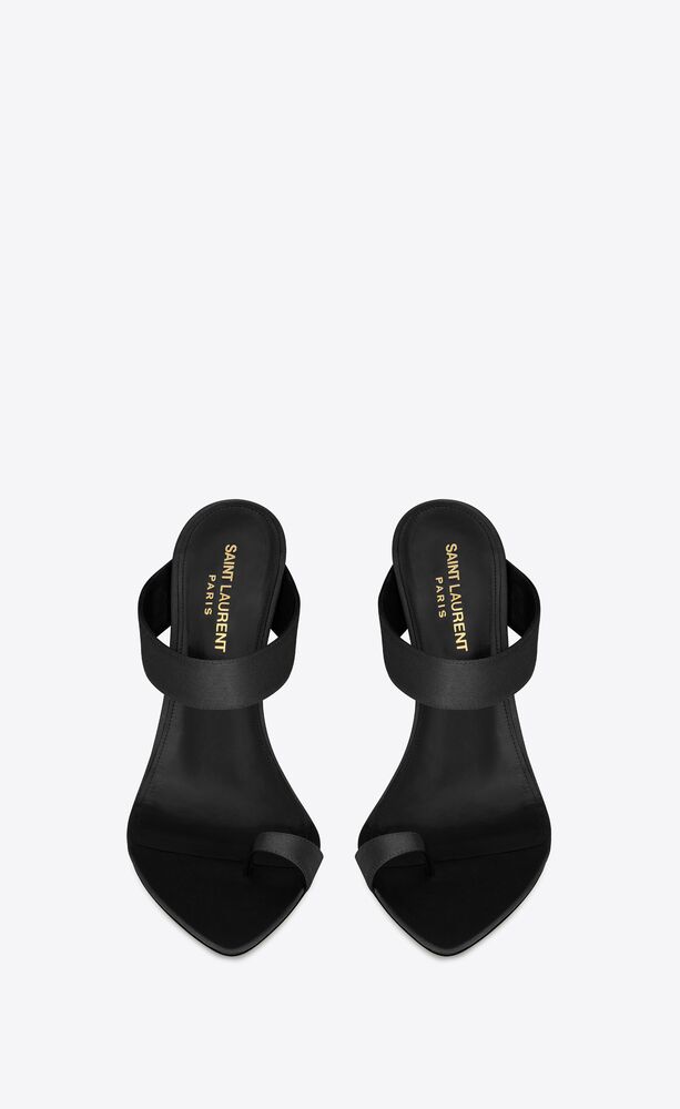 Martha mules in silk satin