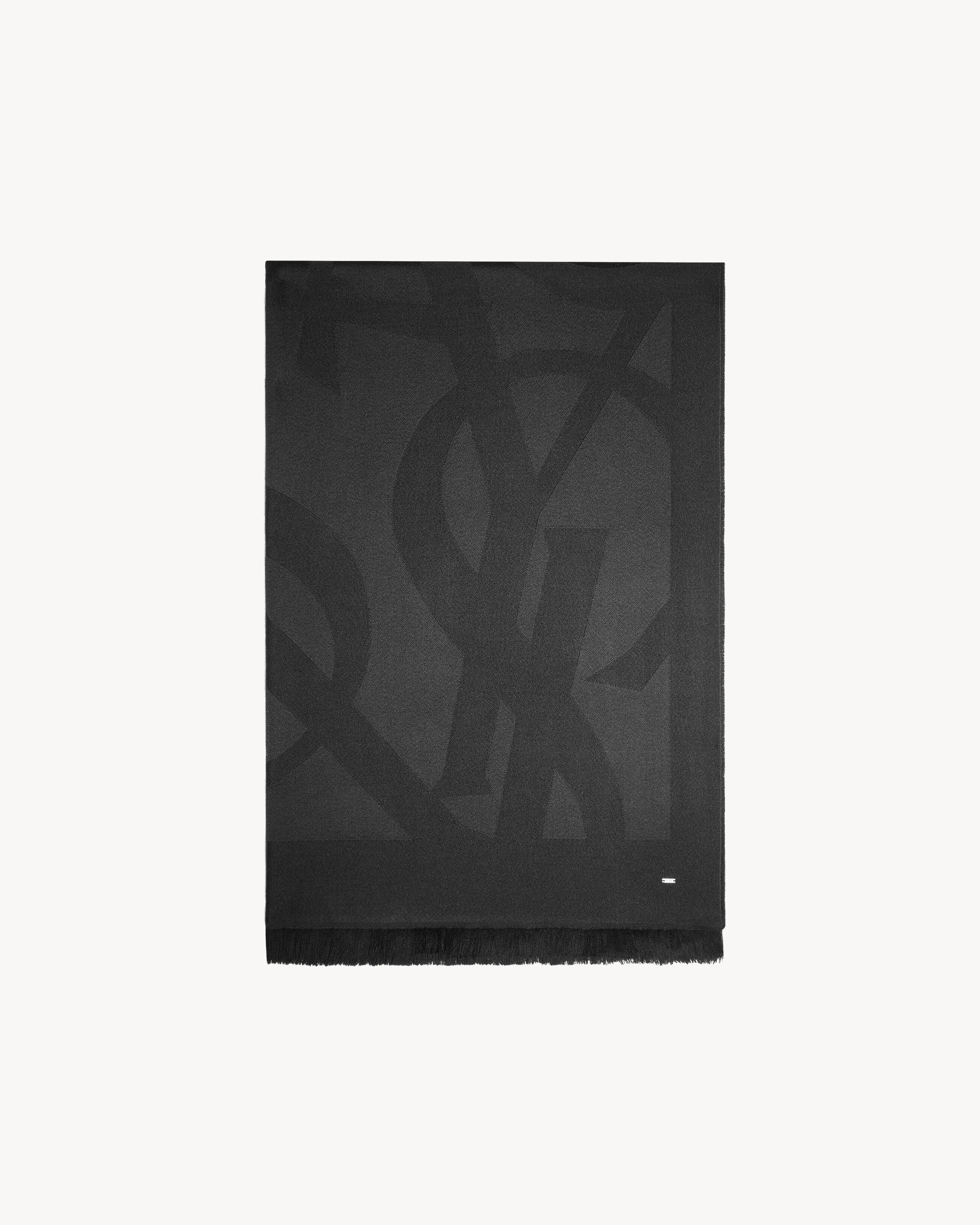 MONOGRAM Schal aus Wolljacquard