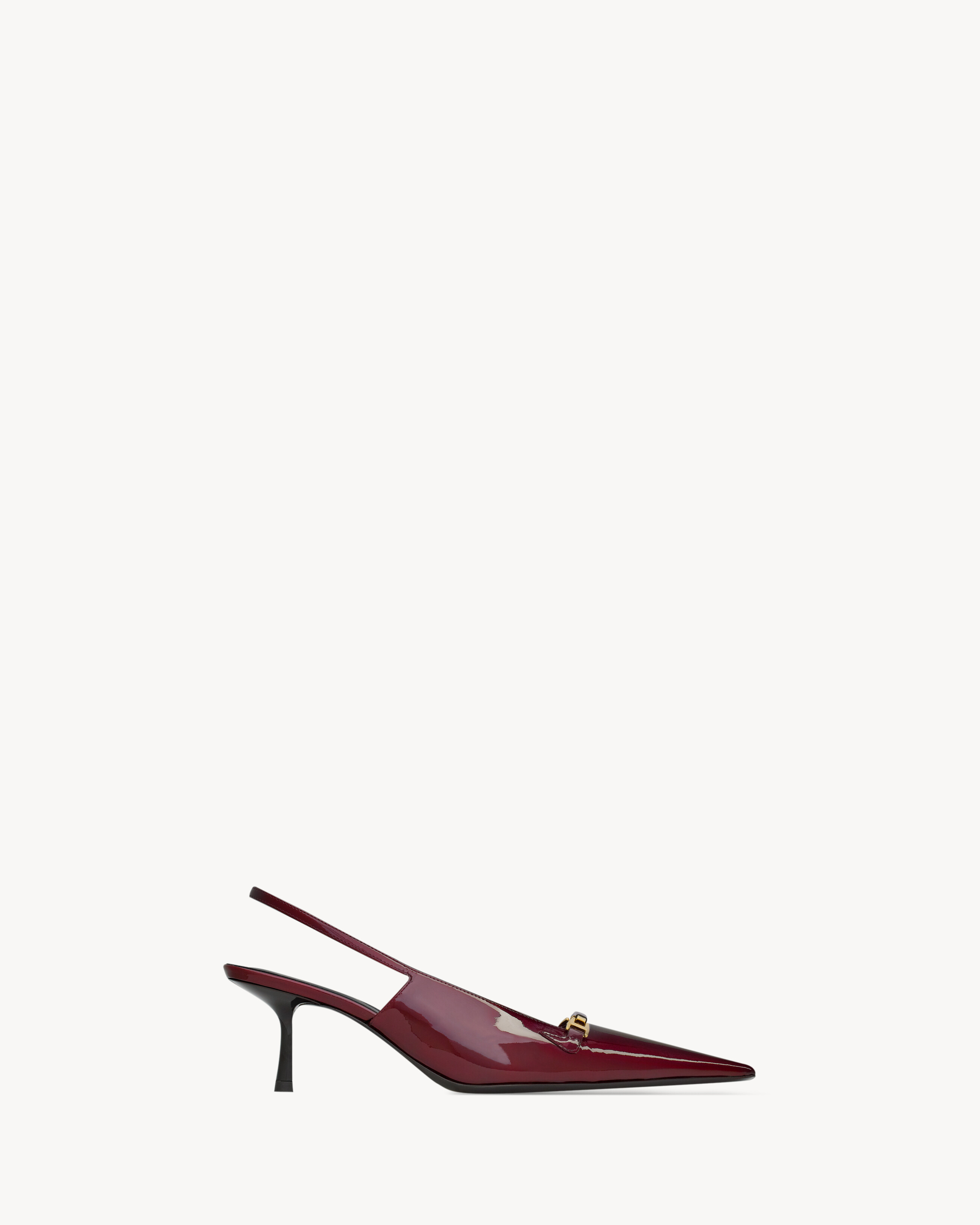 CARINE slingback pumps in patent leather