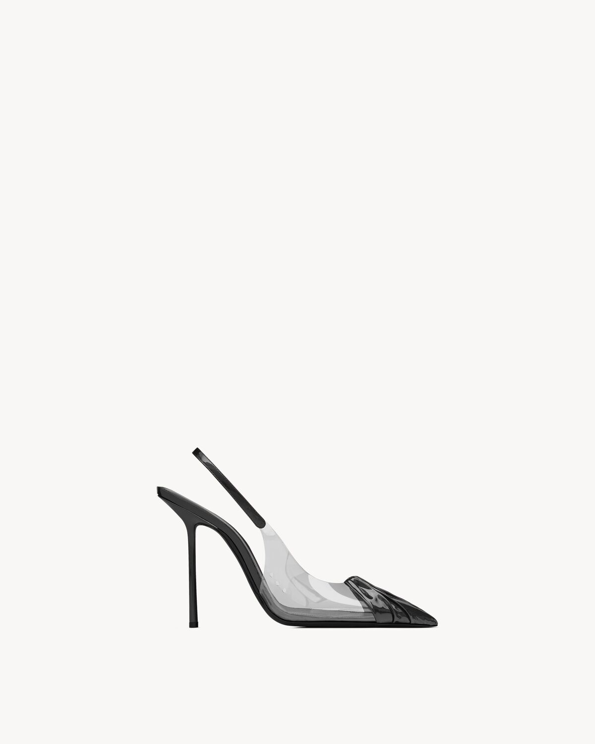chica slingback pumps in tpu and patent leather