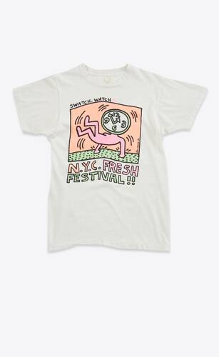 keith haring fresh fest t-shirt in cotton