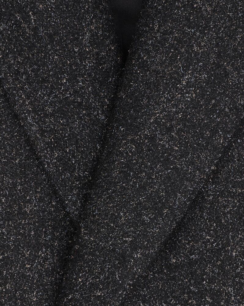 double-breasted coat in wool