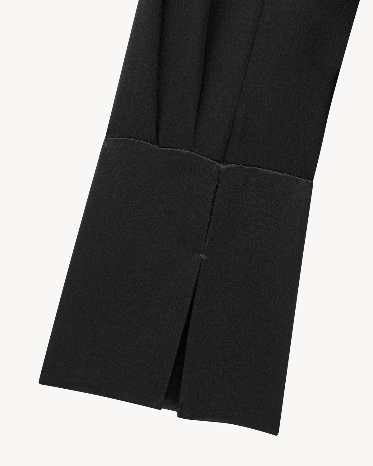 Turtleneck blouse in silk satin | Saint Laurent | YSL.com