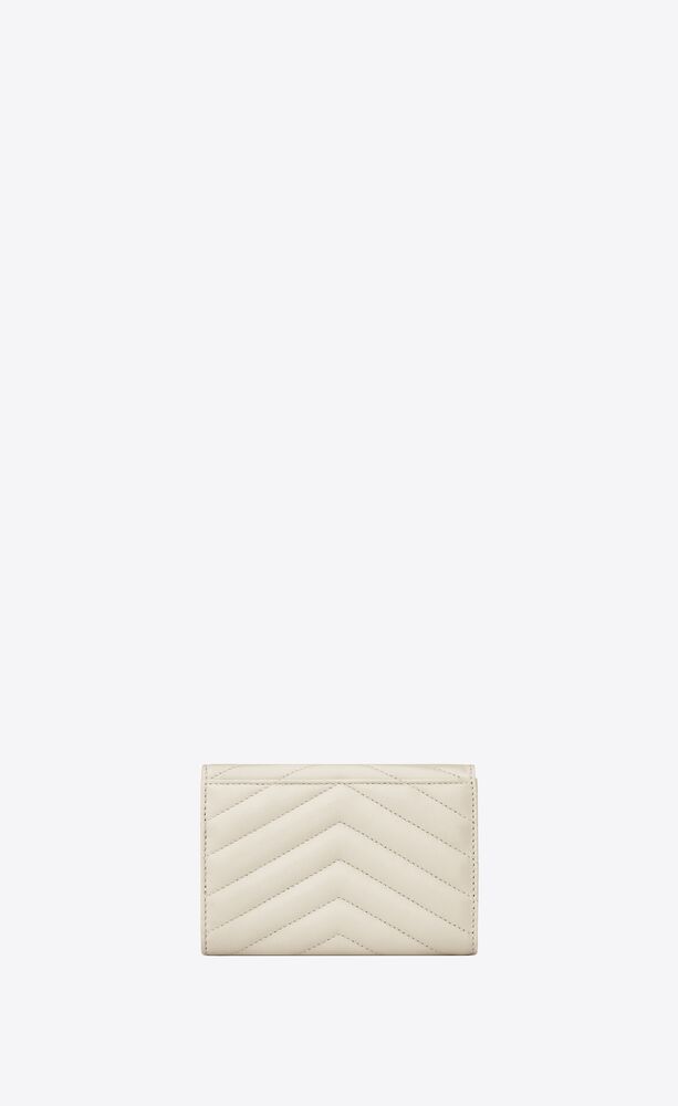 cassandre matelassé small envelope wallet in lambskin