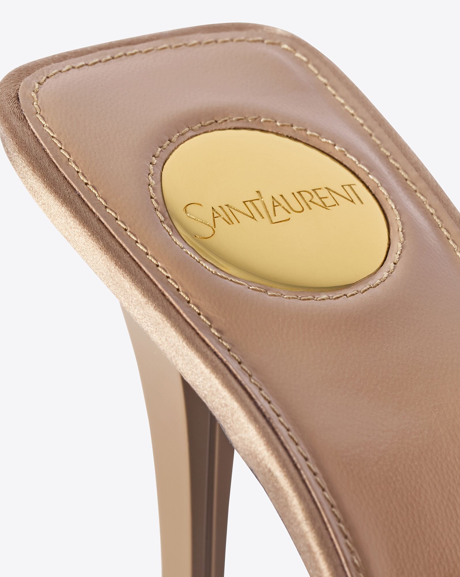 ROMY mules in satin crepe