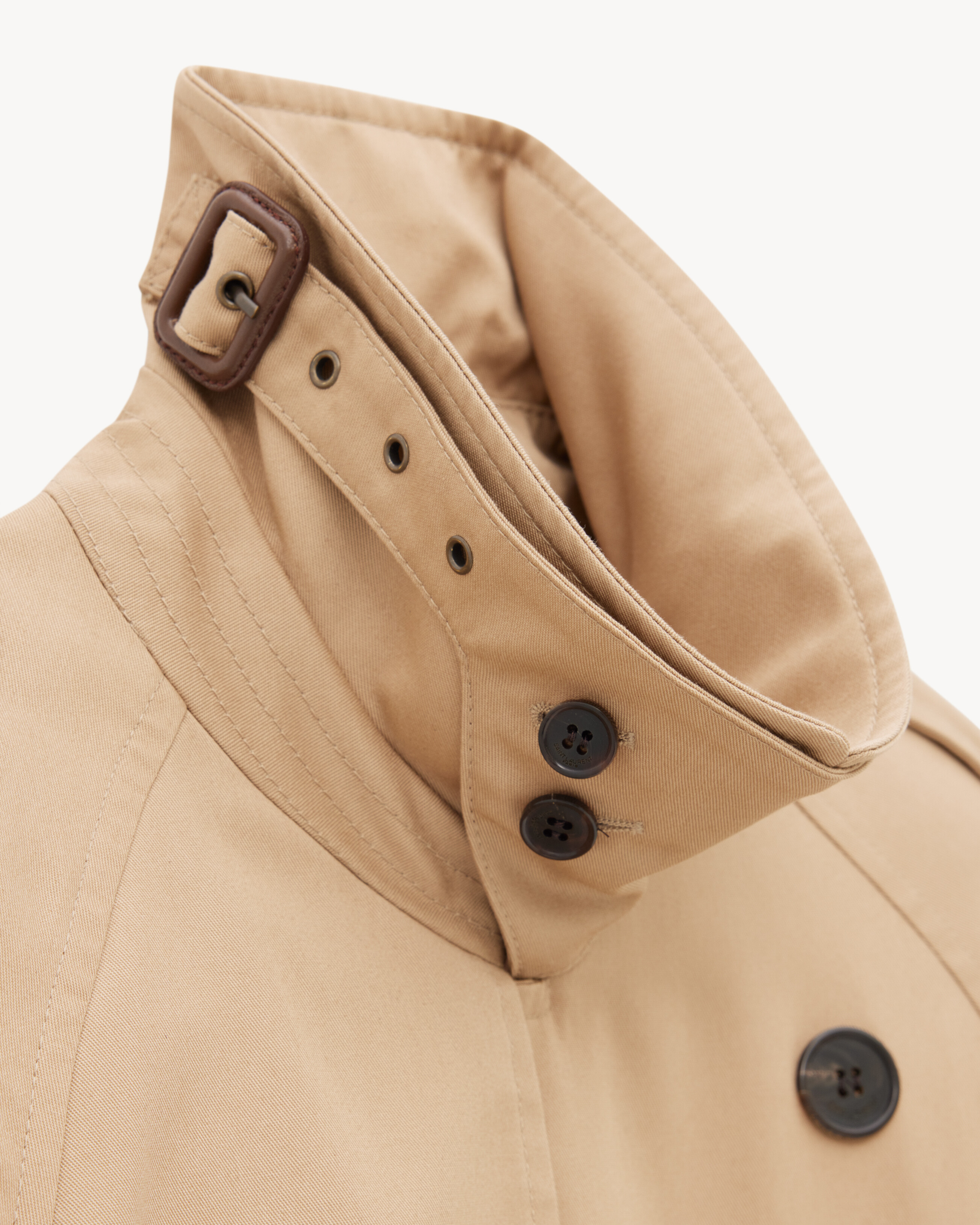 trench coat in gabardine