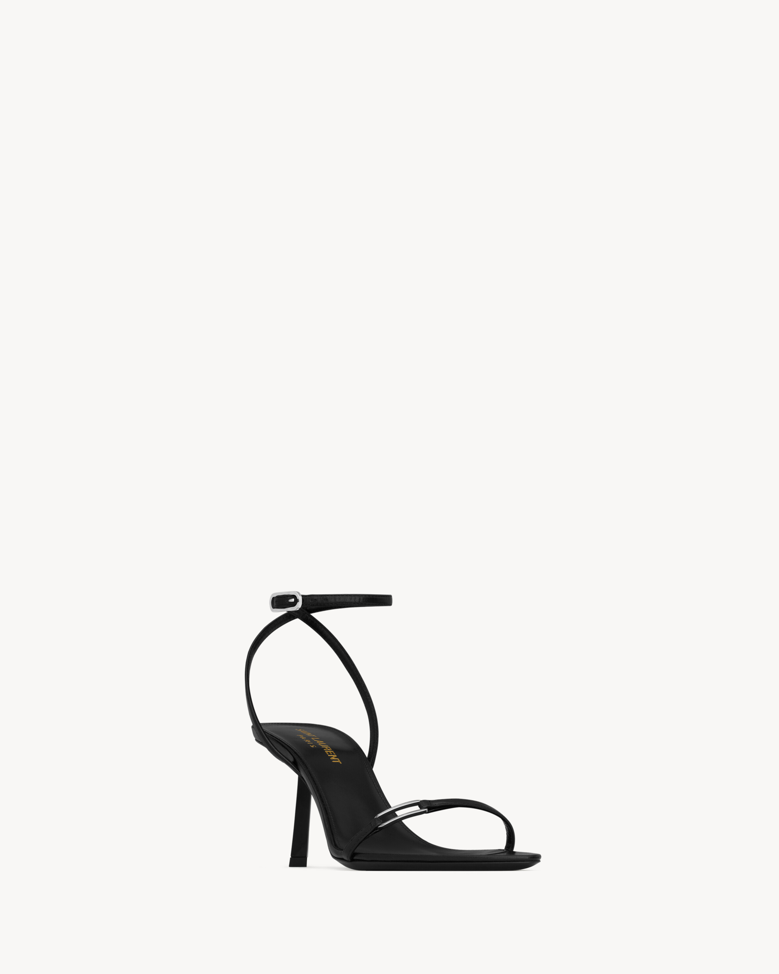 KITTY sandals in shiny leather 