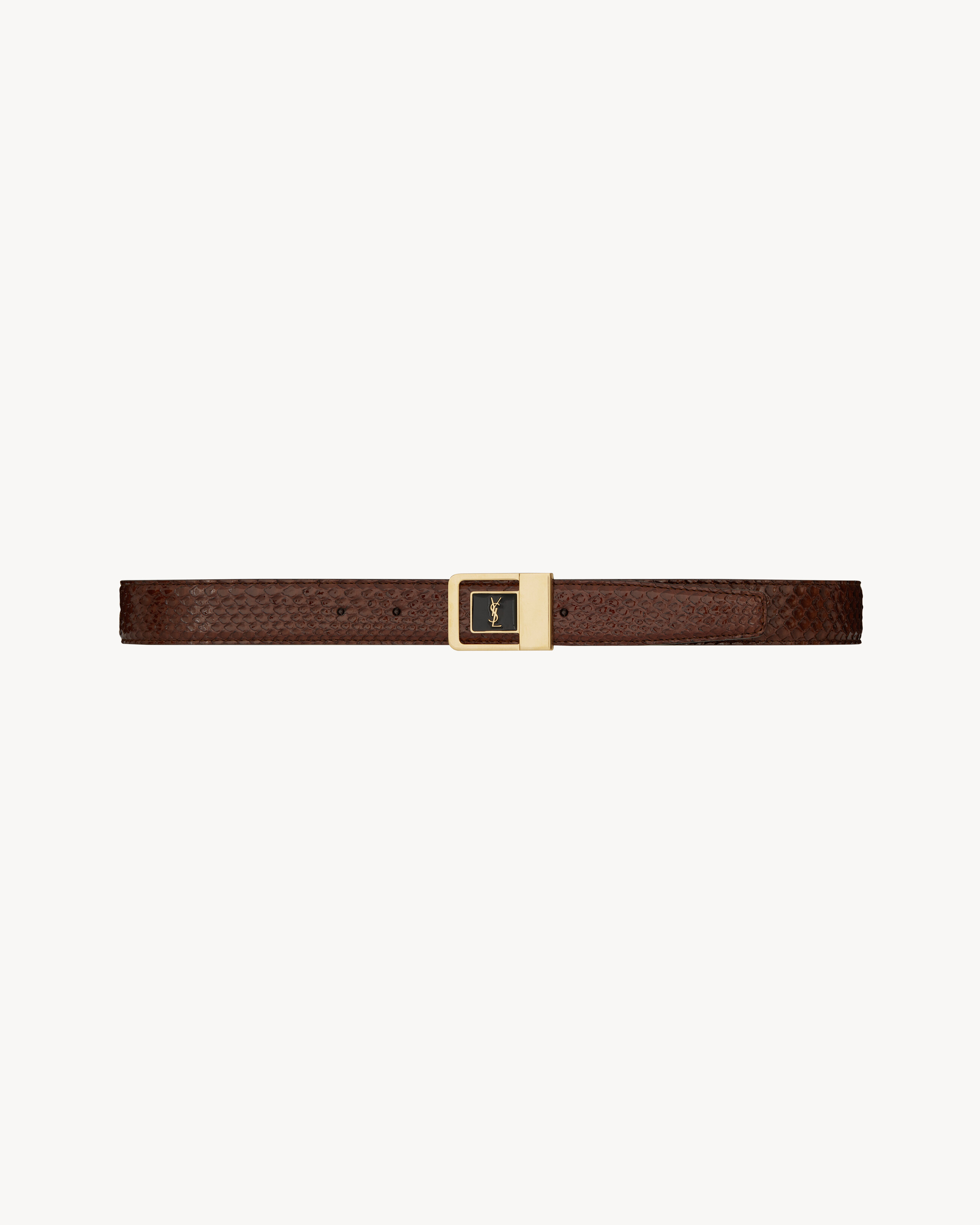 LA 66 buckle belt in python
