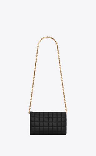 le maillon chain wallet in quilted lambskin