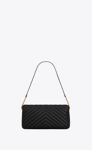 SAINT LAURENT Kate small leather shoulder bag BLACK – Top Quality Yves  Saint Laurent Bags Shop