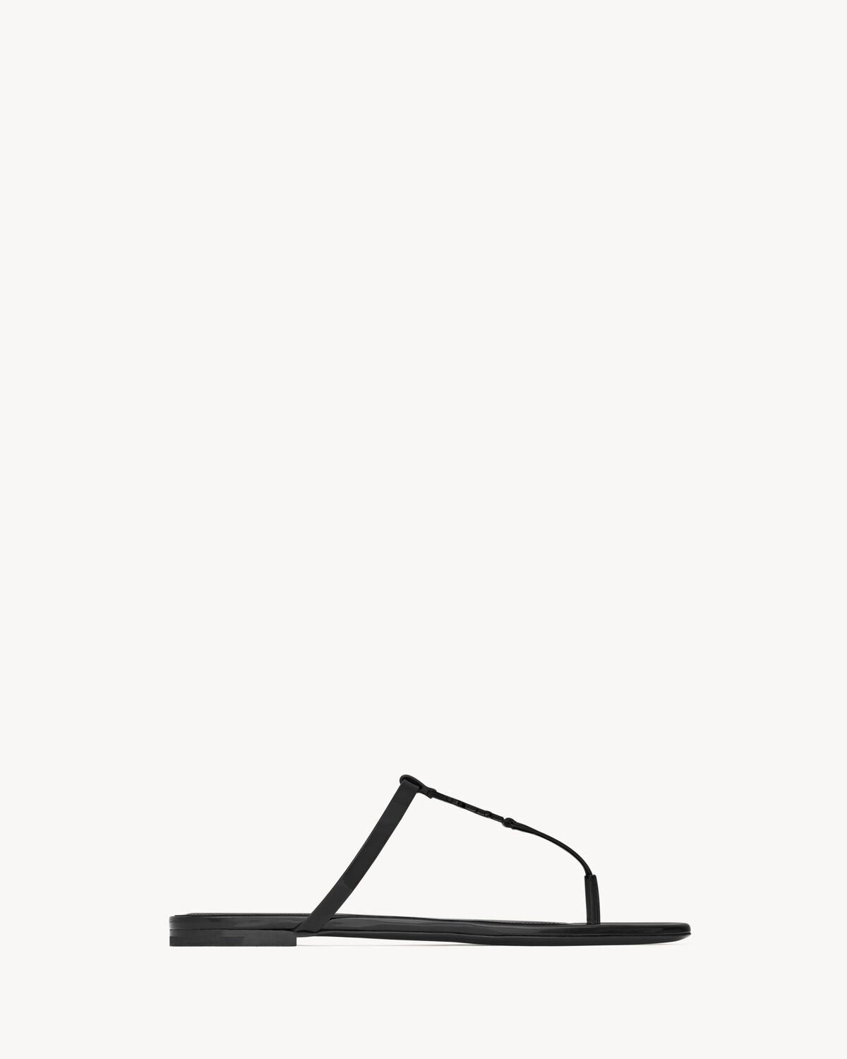 Cassandra Slides In Patent Leather Saint Laurent YSL Cassandra Slides In Patent Leather Saint Laurent YSL