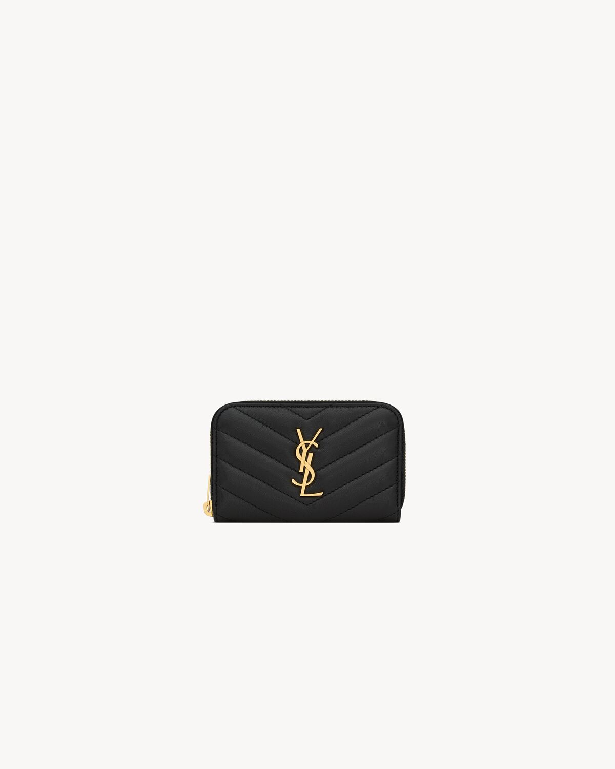 カサンドラ マトラッセ コインカードウォレット（ラムスキン） | Saint Laurent