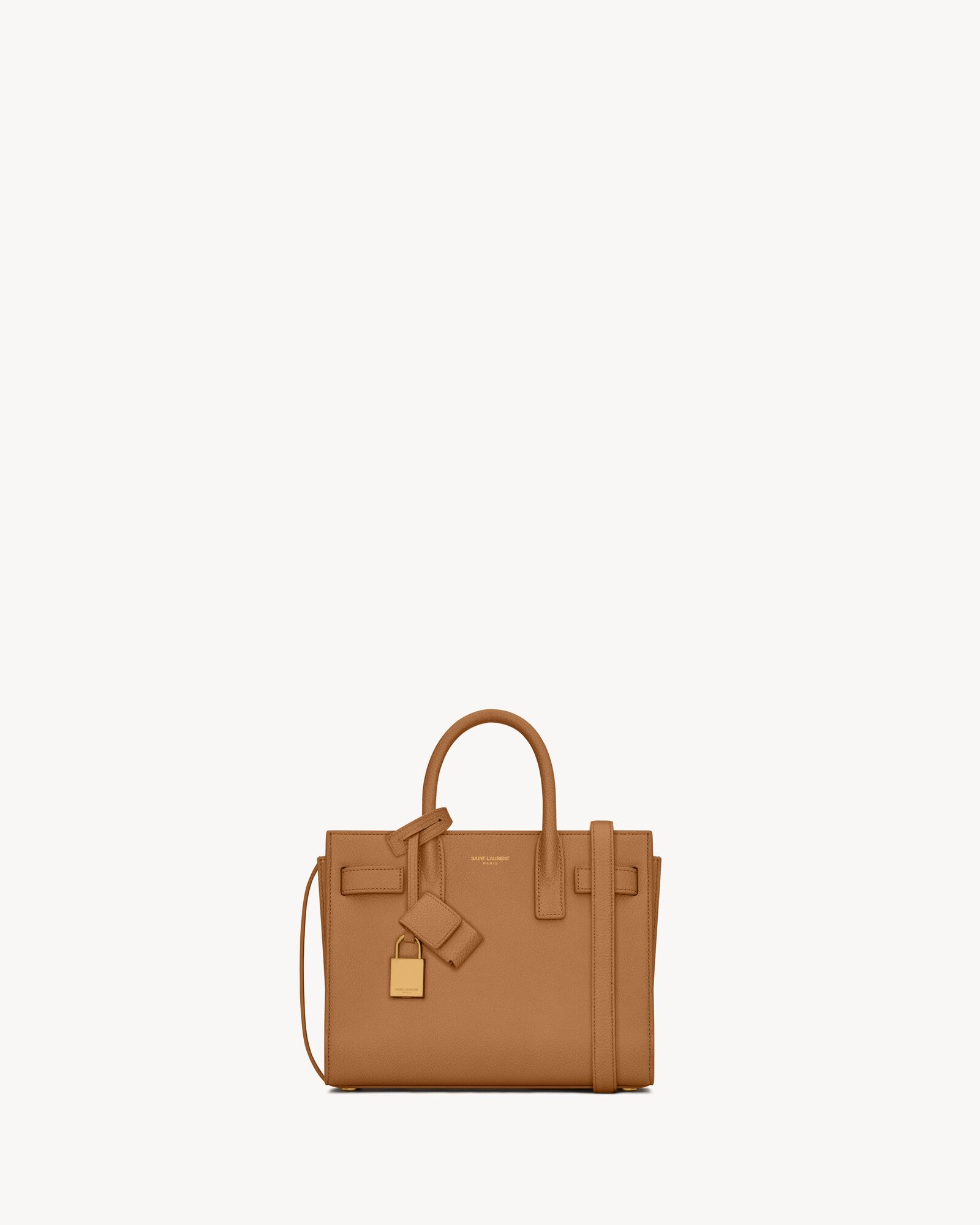 SAC DE JOUR IN GRAINED LEATHER - NANO — 392035B681W7715