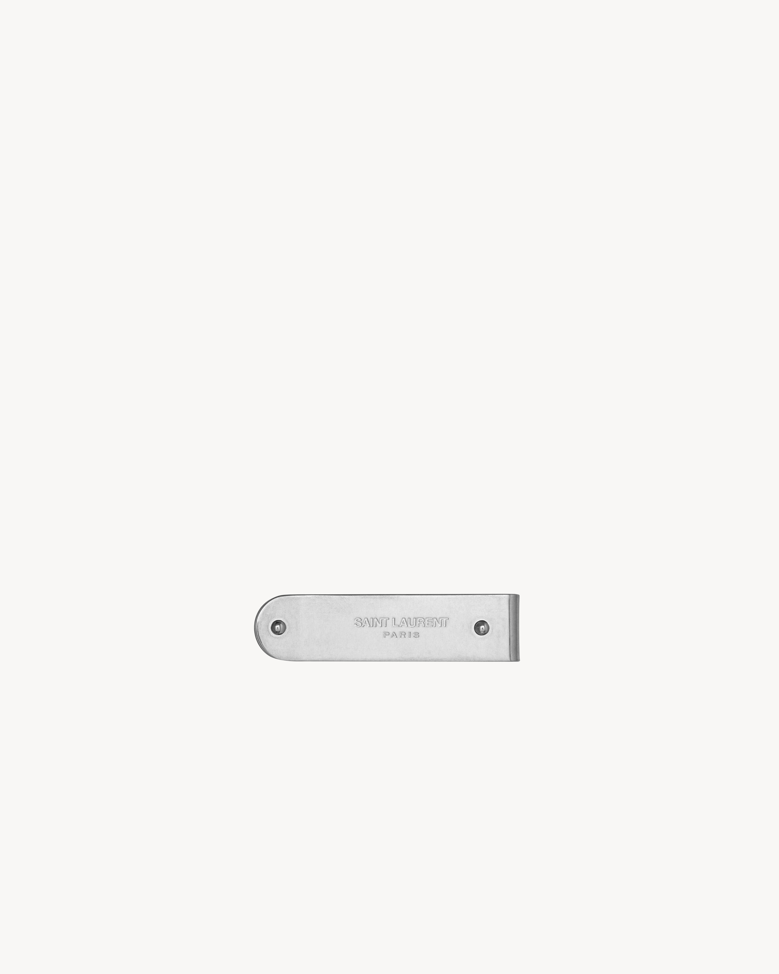 id money clip in metal