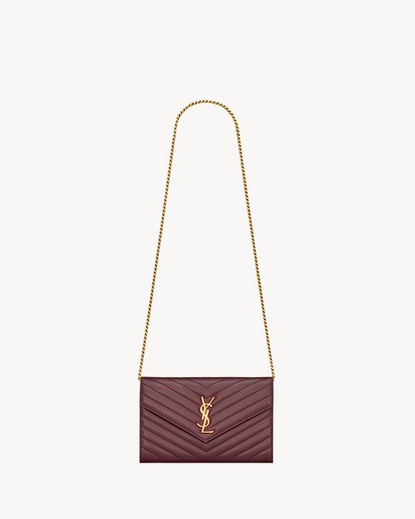 CASSANDRE CHAIN WALLET EN CUIR D’AGNEAU