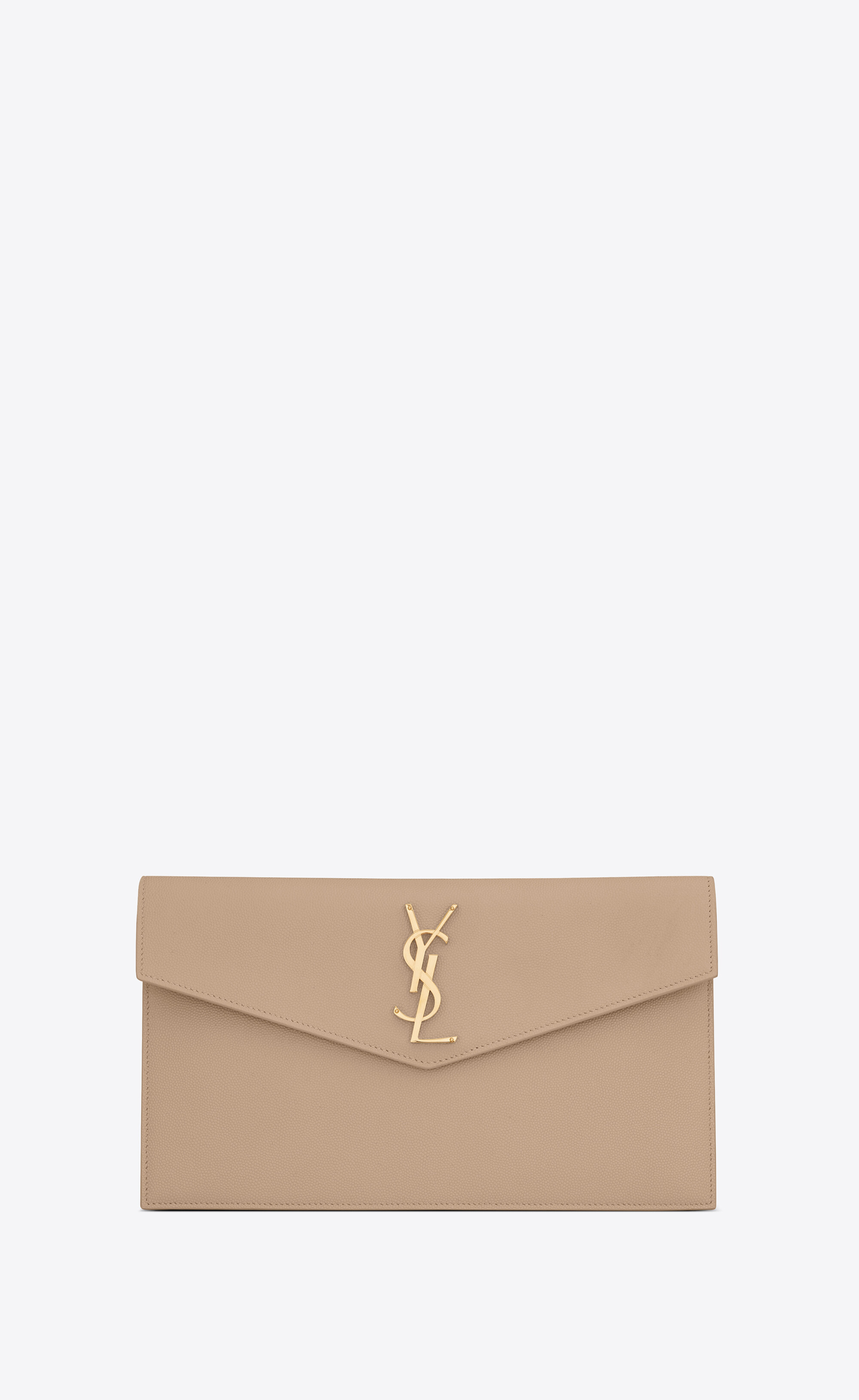 UPTOWN pouch in grain de poudre embossed leather