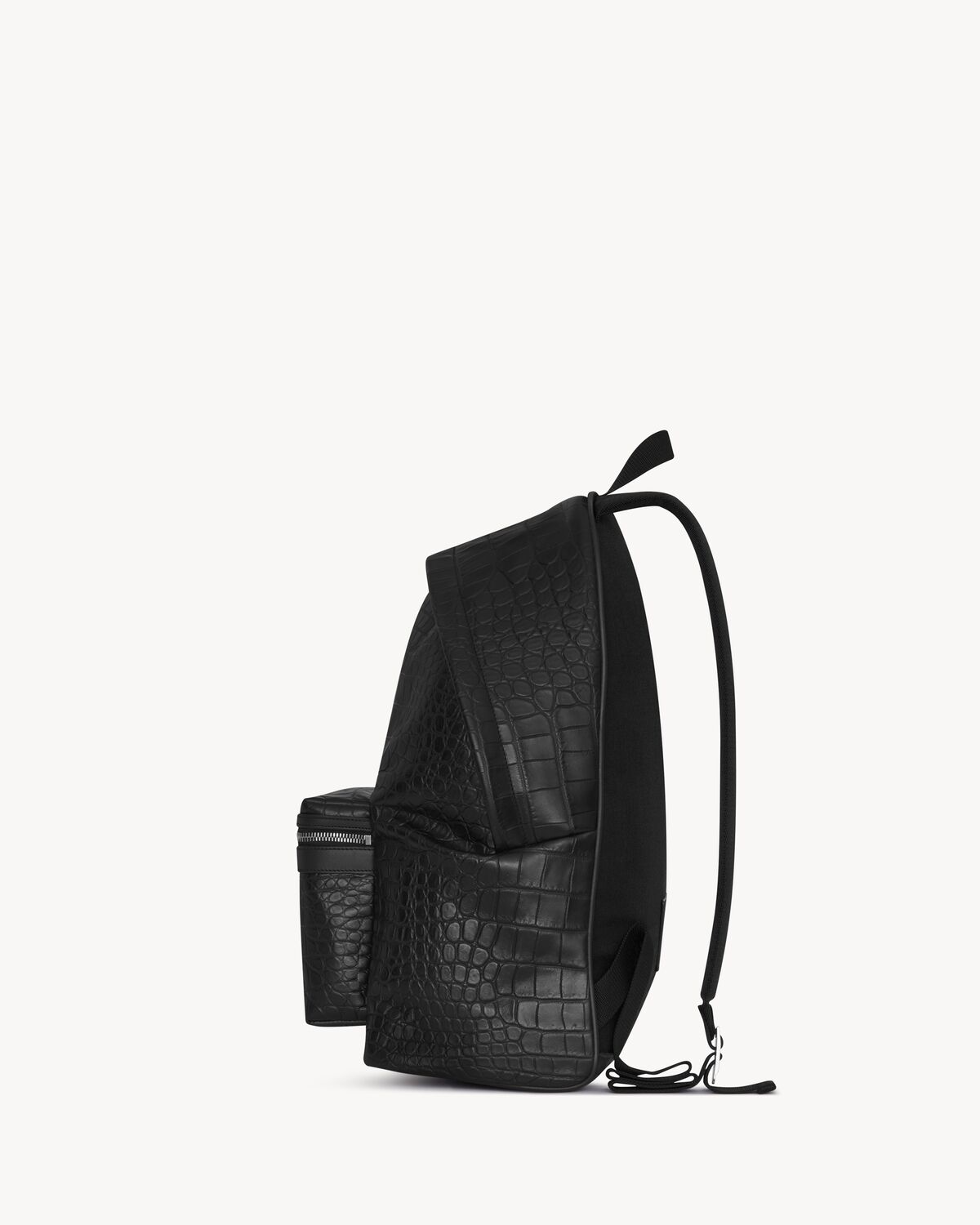 city backpack in CROCODILE-EMBOSSED leather