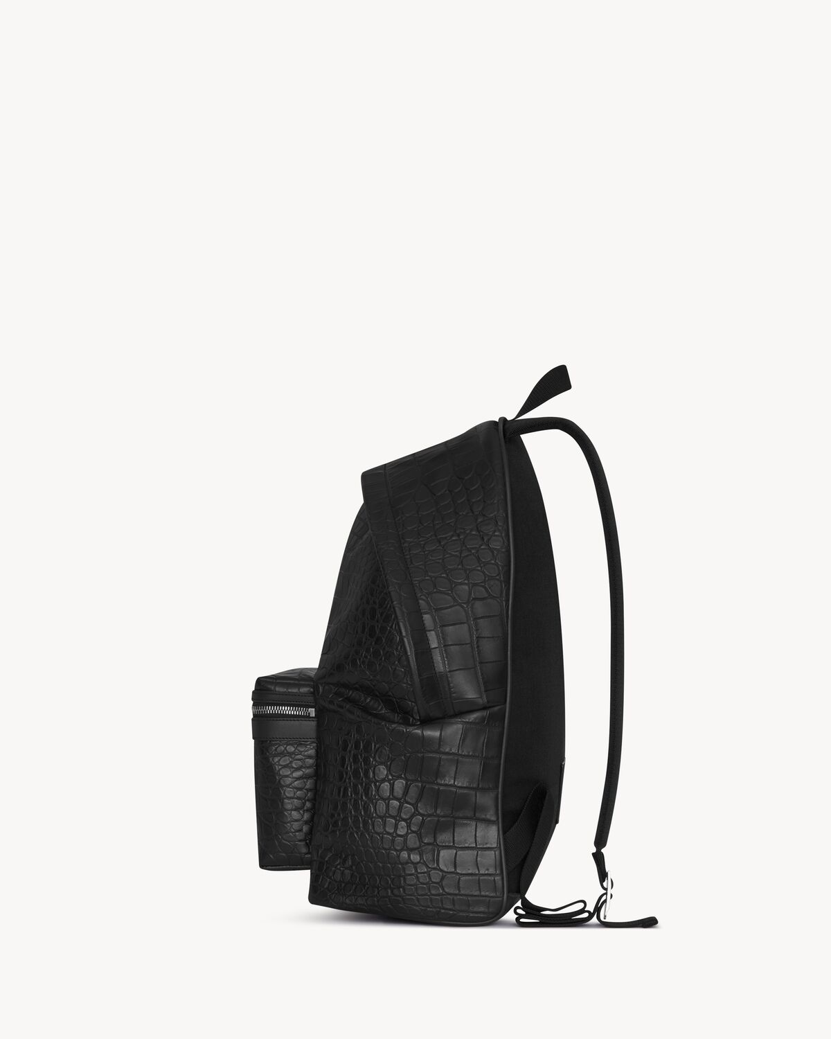 R J gerrucksack Aus Schwarzem Gepr gtem Leder Mit Krokodilledereffekt r-j-gerrucksack-aus-schwarzem-gepr-gtem-leder-mit-krokodilledereffekt