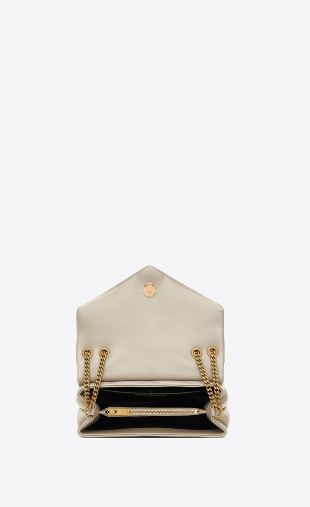 LOULOU SMALL CHAIN BAG IN “Y” QUILTED SUEDE – KISLUX