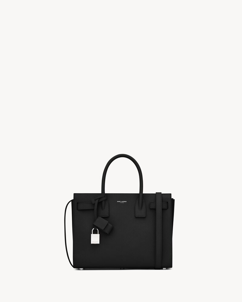 Saint Laurent Baby Sac de Jour Leather Tote