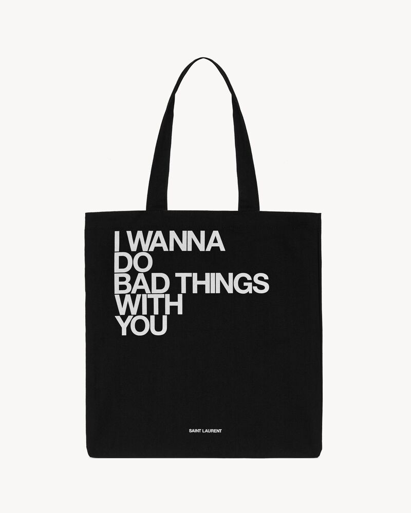 Totebag « I wanna do bad things with you »