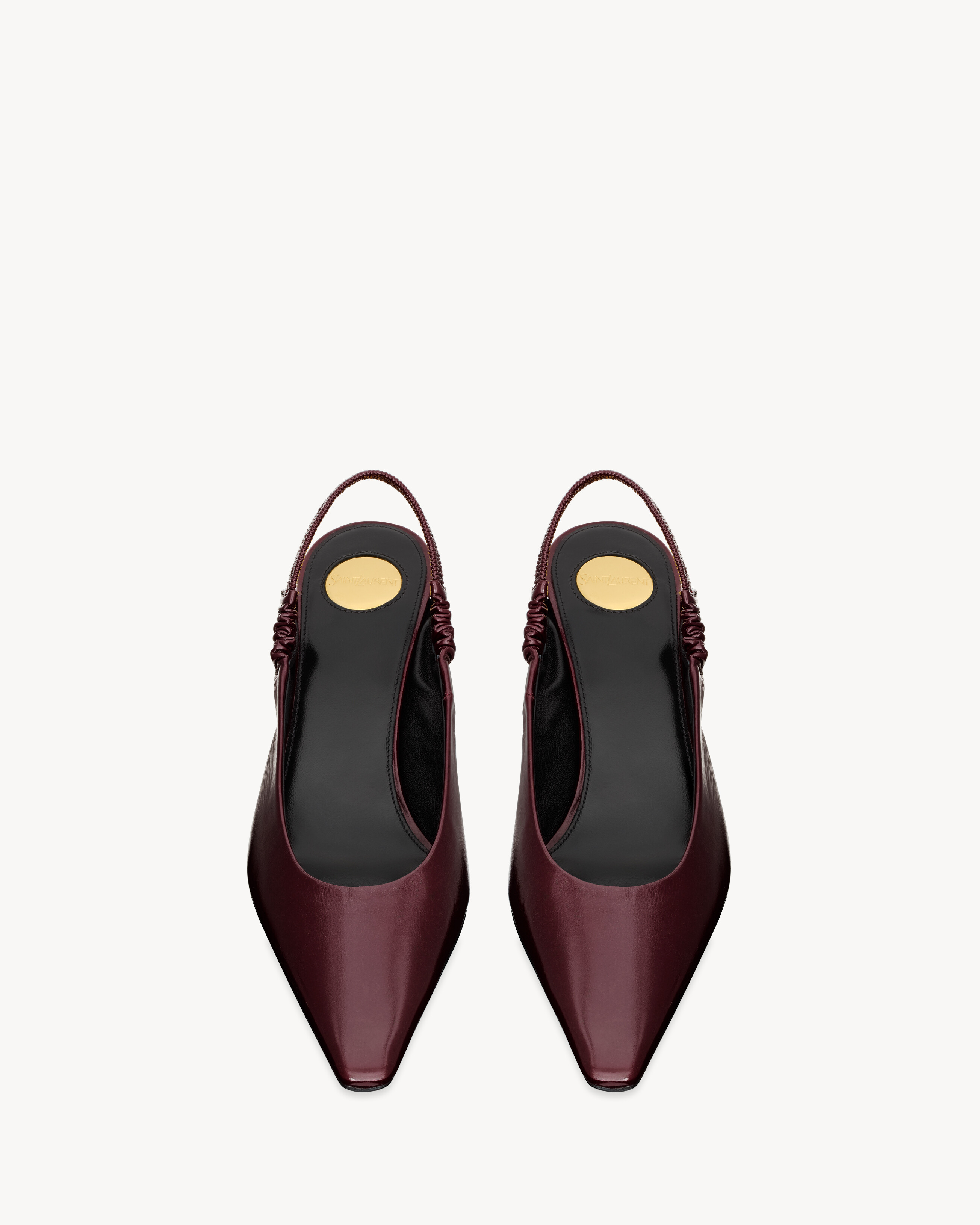 ANNE-MARIE slingback pumps in smooth leather