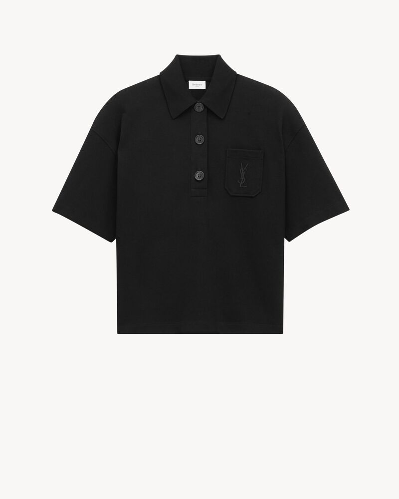 CASSANDRE polo in cotton piqué