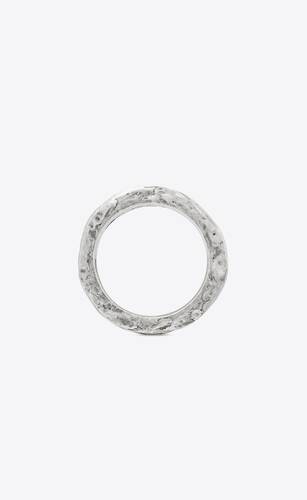 thin textured bangle in metal