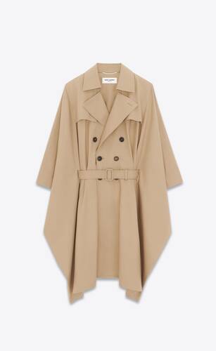 Ysl trench coat mens Clearance