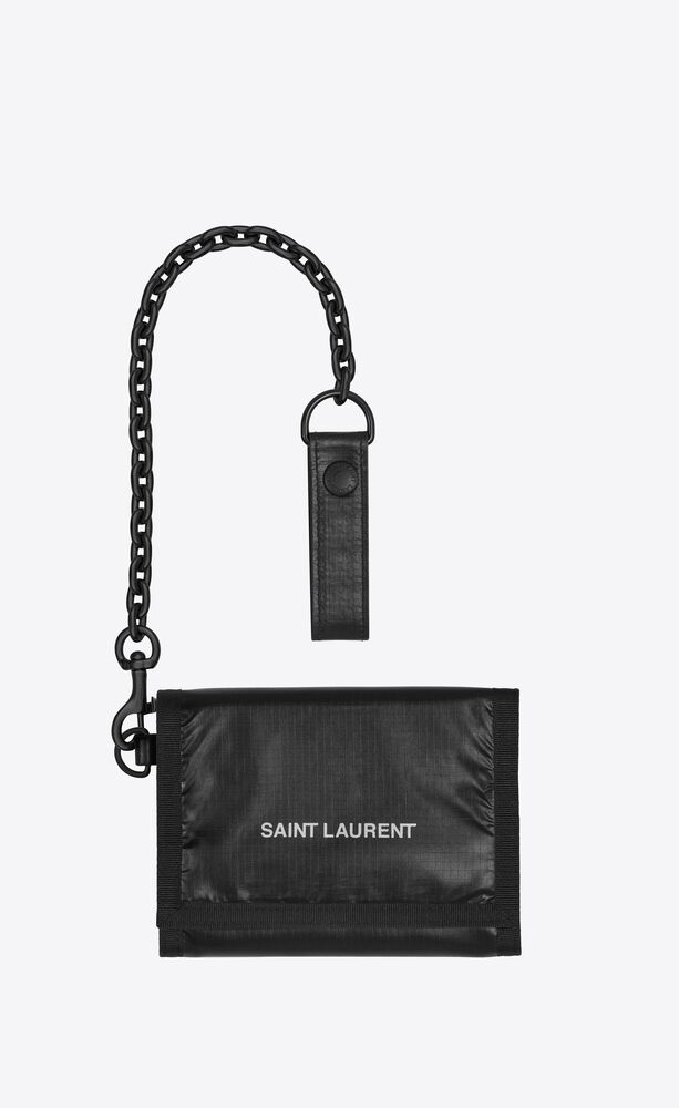 saint laurent nylon wallet