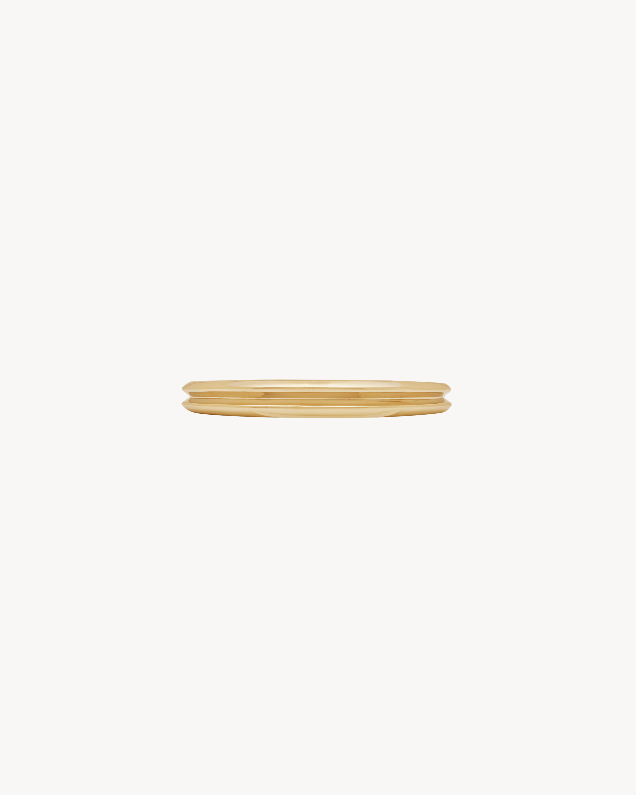 double-ridge cuff in metal