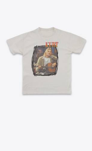 kurt d. cobain t-shirt in cotton