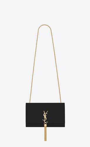 YSL Saint Laurent Dark Beige Medium Kate Chain Shoulder Bag