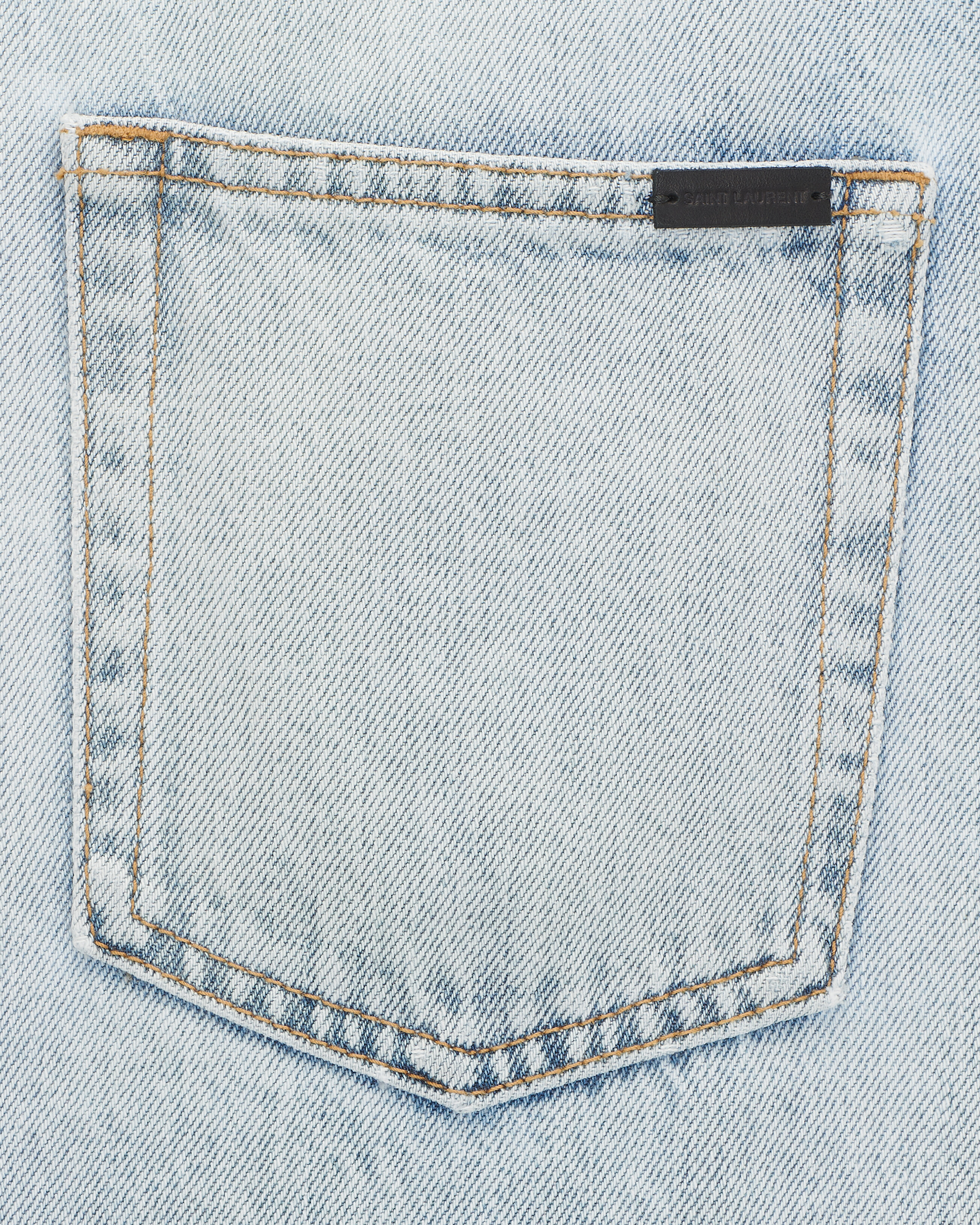 80's Cropped Jeans in Light Caribbean Blue Denim