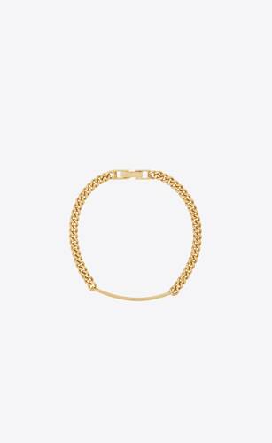 id bracelet in 18k yellow gold