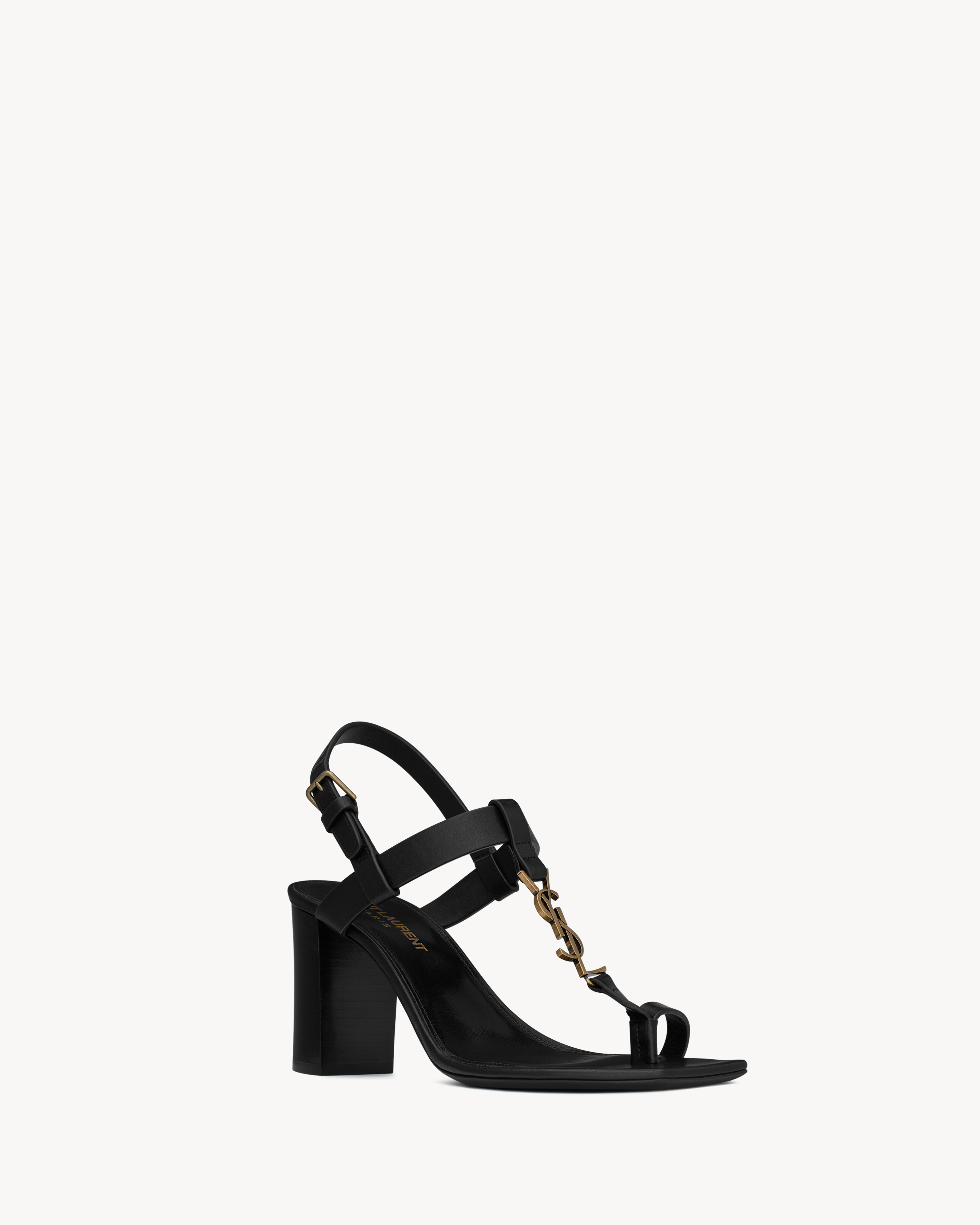 CASSANDRA sandals in smooth leather