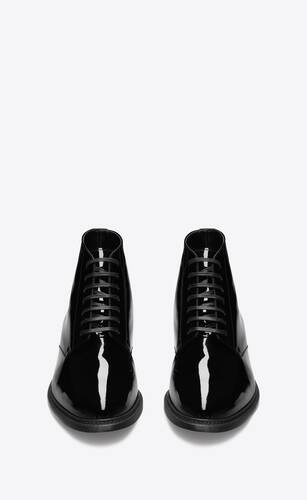 ARMY laced boots in patent leather | Saint Laurent | YSL.com