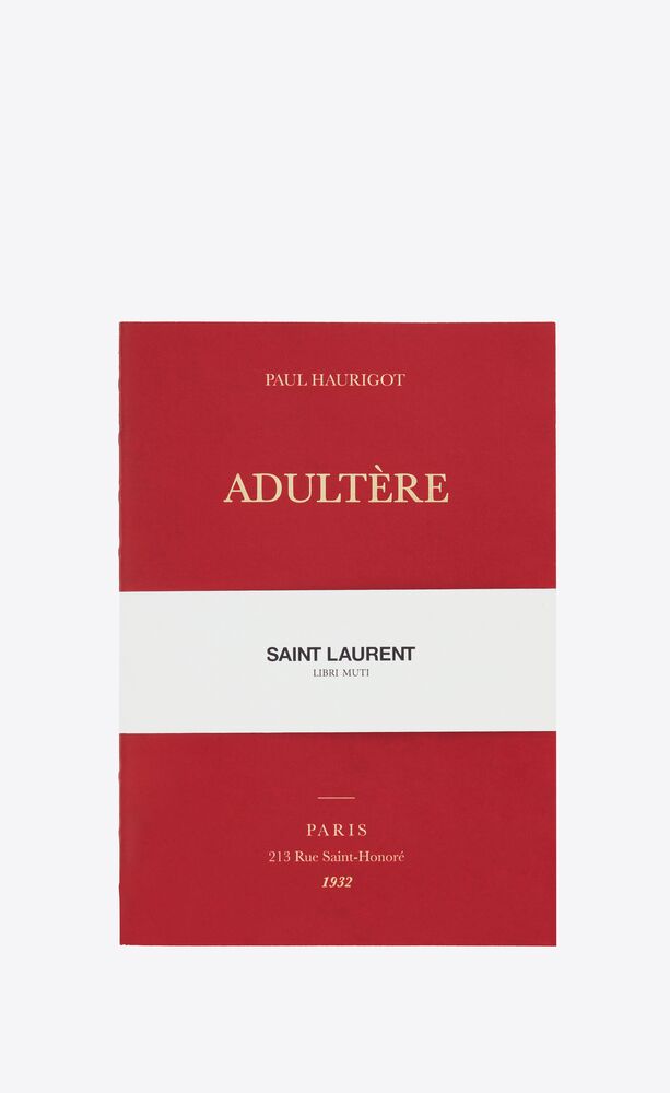 libri muti carnet adultère