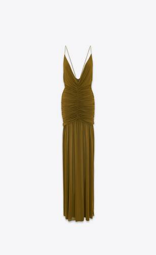 long dress in jersey voile